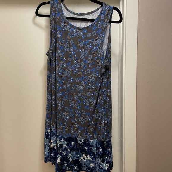 LOGO by Lori Goldstein Tops - Logo by Lori Goldstein blue tank top